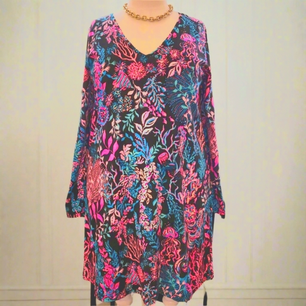 NWT Lilly Pulitzer Multicolor Floral Dress